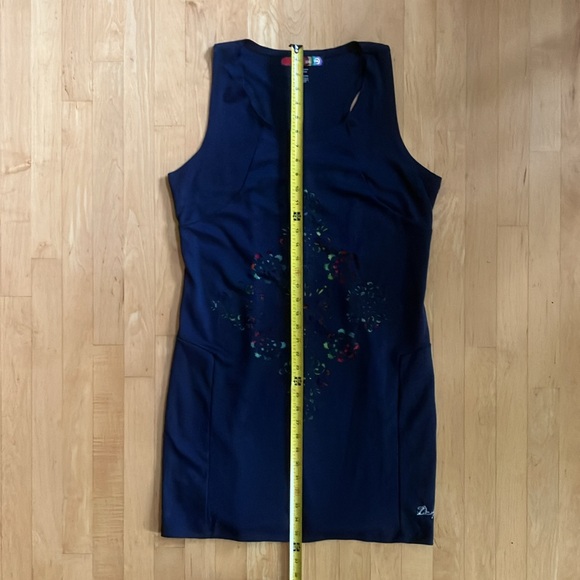 Desigual navy blue laser-cut dress size XL-XXL - Picture 4 of 11